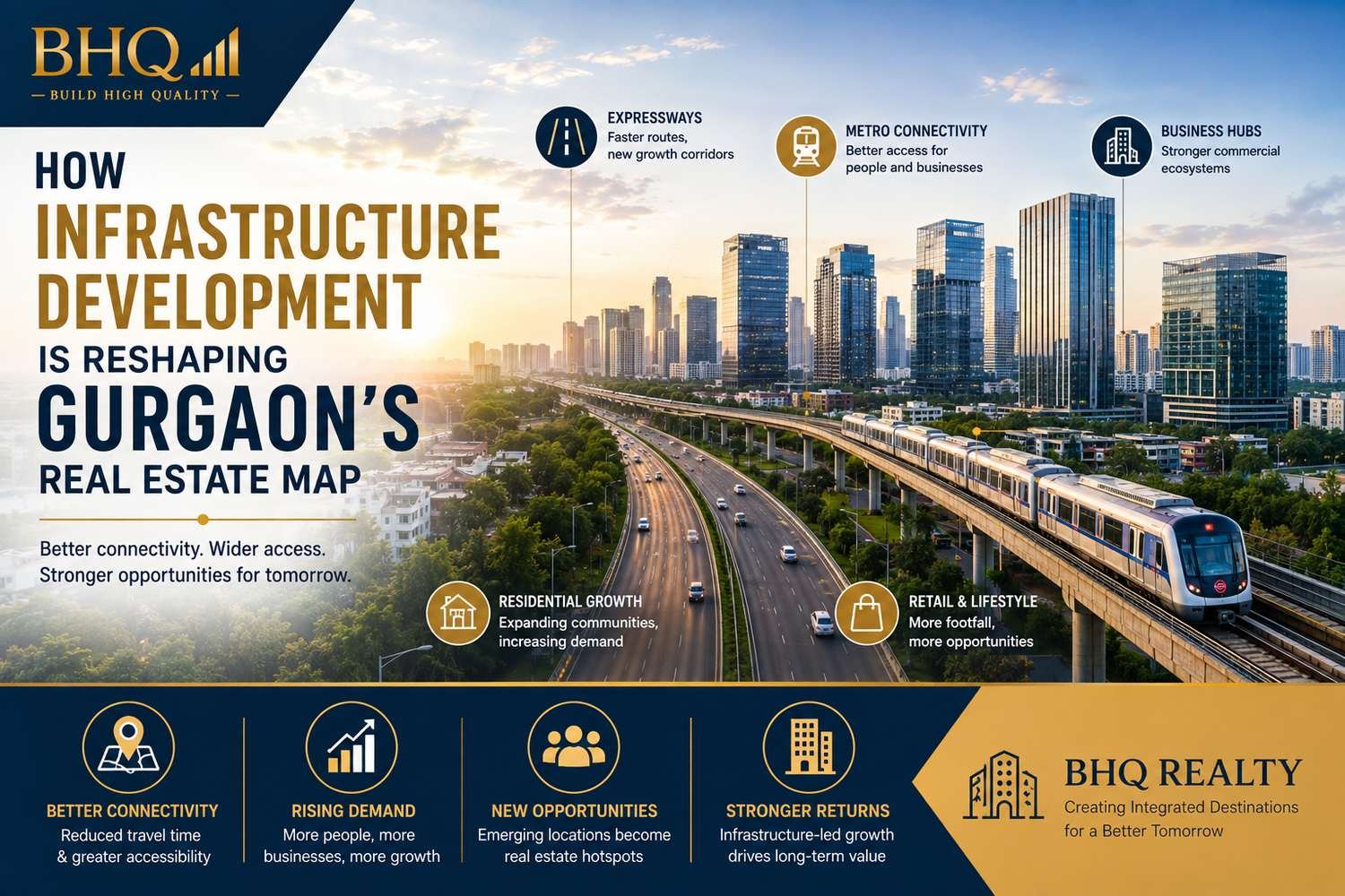 How Infrastructure Development Is Reshaping Gurgaon’s Real Estate Map